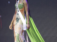 Miss Nigeria Chidimma Adetshina participates in the 73rd Miss Universe Pageant Competition show at Mexico City Arena in Mexico City, Mexico,...