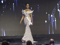 Miss Thailand Opal Suchata Chuangsri participates in the 73rd Miss Universe Pageant Competition show at Mexico City Arena in Mexico City, Me...