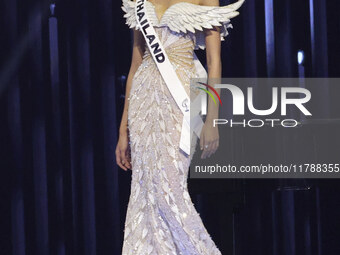 Miss Thailand Opal Suchata Chuangsri participates in the 73rd Miss Universe Pageant Competition show at Mexico City Arena in Mexico City, Me...