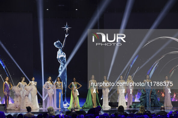 Miss Universe participates in the 73rd Miss Universe Pageant Competition show at Mexico City Arena in Mexico City, Mexico, on November 16, 2...