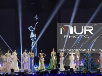 Miss Universe participates in the 73rd Miss Universe Pageant Competition show at Mexico City Arena in Mexico City, Mexico, on November 16, 2...