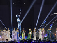 Miss Universe participates in the 73rd Miss Universe Pageant Competition show at Mexico City Arena in Mexico City, Mexico, on November 16, 2...