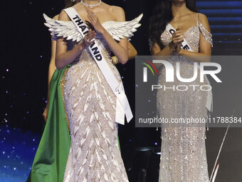 Miss Thailand Opal Suchata Chuangsri participates in the 73rd Miss Universe Pageant Competition show at Mexico City Arena in Mexico City, Me...