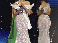 Miss Thailand Opal Suchata Chuangsri participates in the 73rd Miss Universe Pageant Competition show at Mexico City Arena in Mexico City, Me...