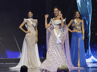 Miss Thailand Opal Suchata Chuangsri participates in the 73rd Miss Universe Pageant Competition show at Mexico City Arena in Mexico City, Me...