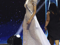 Miss Venezuela Ileana Marquez participates in the 73rd Miss Universe Pageant Competition show at Mexico City Arena in Mexico City, Mexico, o...