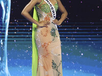 Miss Nigeria Chidimma Adetshina participates in the 73rd Miss Universe Pageant Competition show at Mexico City Arena in Mexico City, Mexico,...