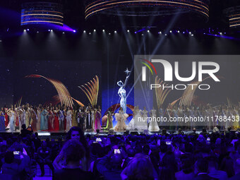 Miss Universe participates in the 73rd Miss Universe Pageant Competition show at Mexico City Arena in Mexico City, Mexico, on November 16, 2...