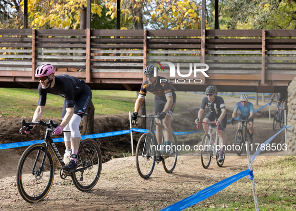 Sacramento Cyclocross hosts Race 6 of the popular cyclocross race series at Rusch Park in Citrus Heights, California, on November 17, 2024. 