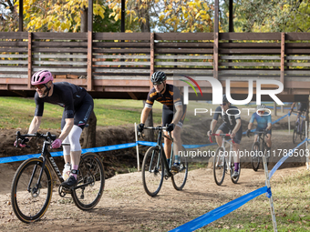 Sacramento Cyclocross hosts Race 6 of the popular cyclocross race series at Rusch Park in Citrus Heights, California, on November 17, 2024....