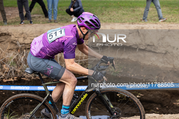 Sacramento Cyclocross hosts Race 6 of the popular cyclocross race series at Rusch Park in Citrus Heights, California, on November 17, 2024. 