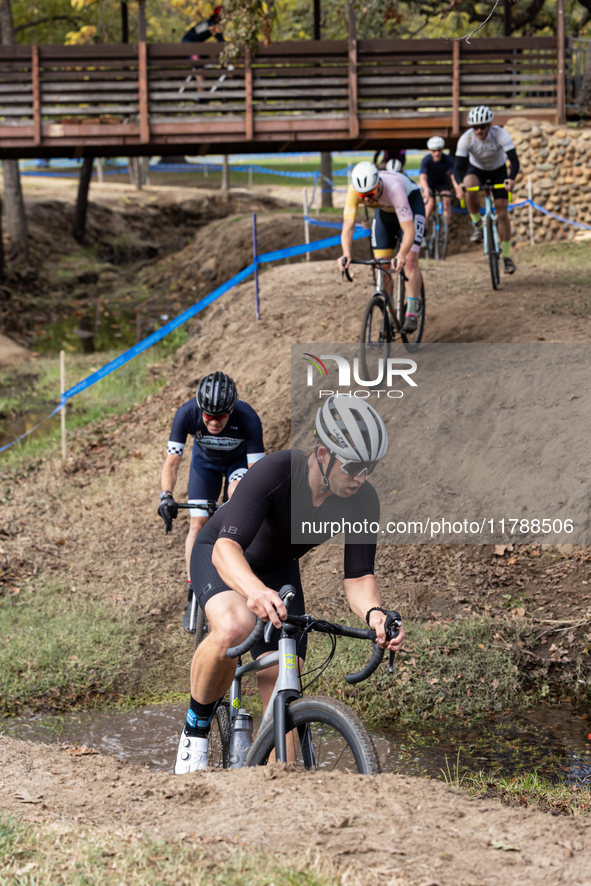 Sacramento Cyclocross hosts Race 6 of the popular cyclocross race series at Rusch Park in Citrus Heights, California, on November 17, 2024. 