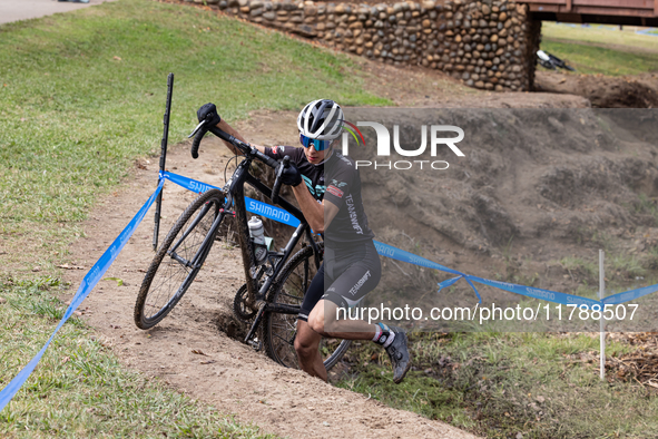 Sacramento Cyclocross hosts Race 6 of the popular cyclocross race series at Rusch Park in Citrus Heights, California, on November 17, 2024. 