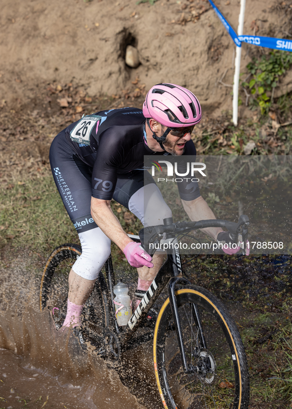 Sacramento Cyclocross hosts Race 6 of the popular cyclocross race series at Rusch Park in Citrus Heights, California, on November 17, 2024. 