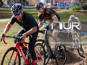 Sacramento Cyclocross hosts Race 6 of the popular cyclocross race series at Rusch Park in Citrus Heights, California, on November 17, 2024....