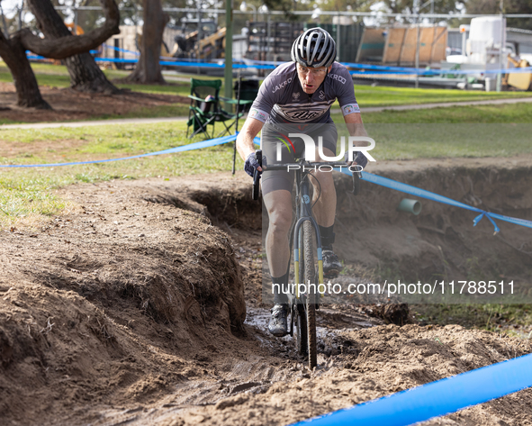 Sacramento Cyclocross hosts Race 6 of the popular cyclocross race series at Rusch Park in Citrus Heights, California, on November 17, 2024. 