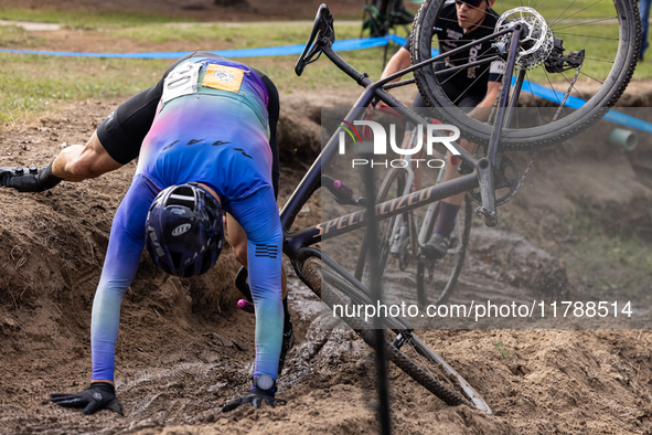 Sacramento Cyclocross hosts Race 6 of the popular cyclocross race series at Rusch Park in Citrus Heights, California, on November 17, 2024. 