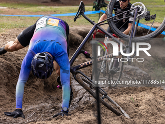 Sacramento Cyclocross hosts Race 6 of the popular cyclocross race series at Rusch Park in Citrus Heights, California, on November 17, 2024....