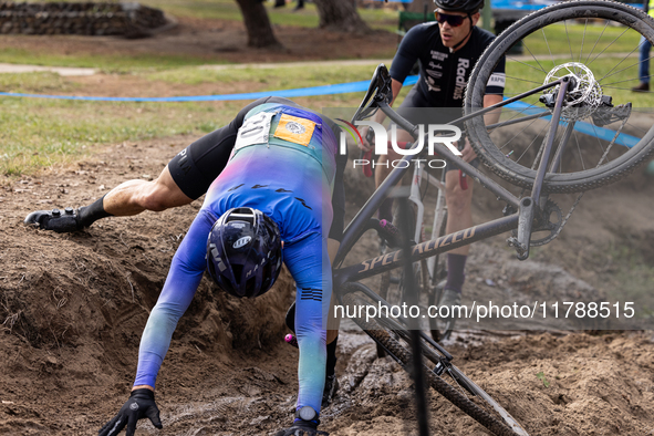 Sacramento Cyclocross hosts Race 6 of the popular cyclocross race series at Rusch Park in Citrus Heights, California, on November 17, 2024. 