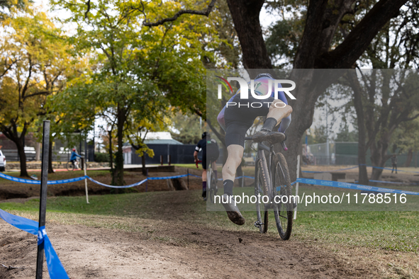 Sacramento Cyclocross hosts Race 6 of the popular cyclocross race series at Rusch Park in Citrus Heights, California, on November 17, 2024. 