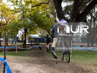 Sacramento Cyclocross hosts Race 6 of the popular cyclocross race series at Rusch Park in Citrus Heights, California, on November 17, 2024....