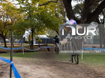 Sacramento Cyclocross hosts Race 6 of the popular cyclocross race series at Rusch Park in Citrus Heights, California, on November 17, 2024....