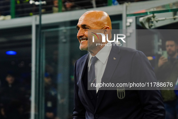 The head coach Luciano Spalletti (Italy) is present during the UEFA Nations League, League A, Group A2 football match between Italy and Fran...