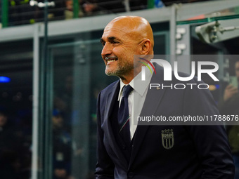 The head coach Luciano Spalletti (Italy) is present during the UEFA Nations League, League A, Group A2 football match between Italy and Fran...