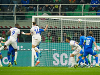 Adrien Rabiot (France) scores the goal during the UEFA Nations League, League A, Group A2 football match between Italy and France in Milan,...