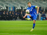 Nicolo' Barella (Italy) participates in the UEFA Nations League, League A, Group A2 football match between Italy and France at Stadio San Si...