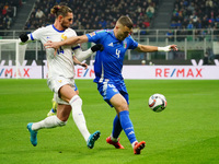 Alessandro Buongiorno (Italy) and Adrien Rabiot (France) participate in the UEFA Nations League, League A, Group A2 football match between I...