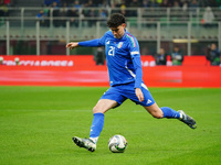 Alessandro Bastoni (Italy) participates in the UEFA Nations League, League A, Group A2 football match between Italy and France in Milan, Ita...