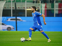 Manuel Locatelli (Italy) participates in the UEFA Nations League, League A, Group A2 football match between Italy and France at Stadio San S...