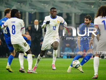 Randal Kolo Muani (France) participates in the UEFA Nations League, League A, Group A2 football match between Italy and France in Milan, Ita...