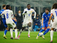 Randal Kolo Muani (France) participates in the UEFA Nations League, League A, Group A2 football match between Italy and France in Milan, Ita...