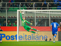 Lucas Digne (France) scores a goal during the UEFA Nations League, League A, Group A2 football match between Italy and France at Stadio San...