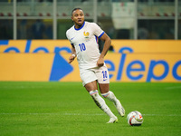 Christopher Nkunku (France) participates in the UEFA Nations League, League A, Group A2 football match between Italy and France in Milan, It...