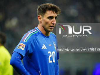 Andrea Cambiaso (Italy) participates in the UEFA Nations League, League A, Group A2 football match between Italy and France at Stadio San Si...