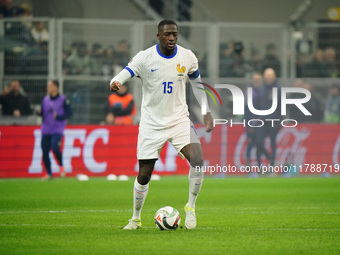 Ibrahima Konate (France) participates in the UEFA Nations League, League A, Group A2 football match between Italy and France in Milan, Italy...