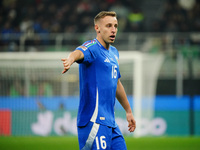 Davide Frattesi (Italy) participates in the UEFA Nations League, League A, Group A2 football match between Italy and France at Stadio San Si...