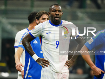 Marcus Thuram (France) participates in the UEFA Nations League, League A, Group A2 football match between Italy and France in Milan, Italy,...