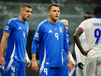 Mateo Retegui (Italy) participates in the UEFA Nations League, League A, Group A2 football match between Italy and France at Stadio San Siro...