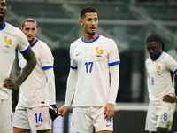 William Saliba (France) participates in the UEFA Nations League, League A, Group A2 football match between Italy and France in Milan, Italy,...