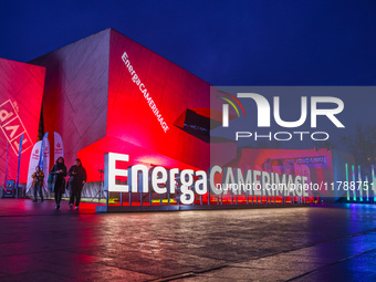 An outdoor view on the Cultural and Congress Centre Jordanki, the film festival center of the 32nd International Film Festival Energa CAMERI...