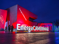 An outdoor view on the Cultural and Congress Centre Jordanki, the film festival center of the 32nd International Film Festival Energa CAMERI...