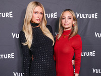 Paris Hilton and Nicole Richie arrive at the 2024 Vulture Festival Los Angeles held at nya studios EAST on November 17, 2024 in Hollywood, L...