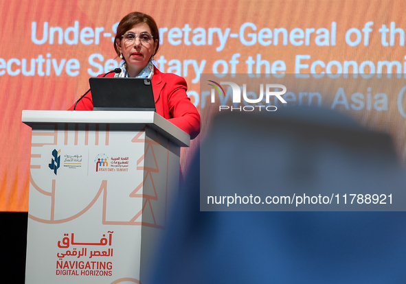 Rola Dashti, Under-Secretary-General of the United Nations and Executive Secretary of the Economic and Social Commission for Western Asia, d...