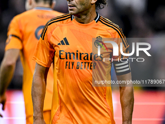 Real Madrid CF legend player Luis Milla participates in the match between Ajax Legends and Real Madrid Legends at the Johan Cruijff ArenA fo...