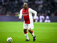 AFC Ajax Amsterdam legend Aron Winter participates in the match between Ajax Legends and Real Madrid Legends at the Johan Cruijff ArenA for...