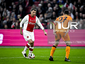 AFC Ajax Amsterdam legend Shota Arveladze participates in the match between Ajax Legends and Real Madrid Legends at the Johan Cruijff ArenA...